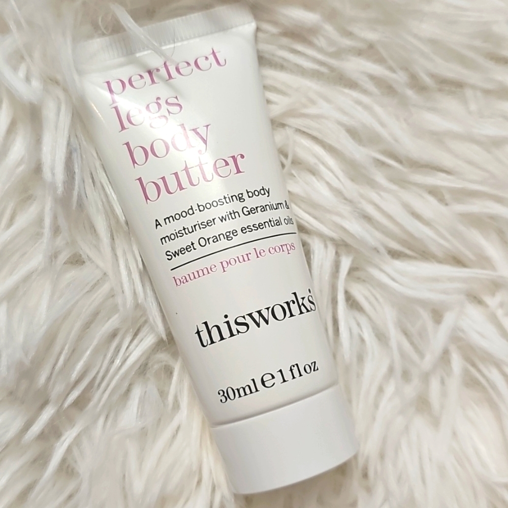 This Works Perfect Legs Body Butter 30 ml / 1 oz Travel Size Cosmetics